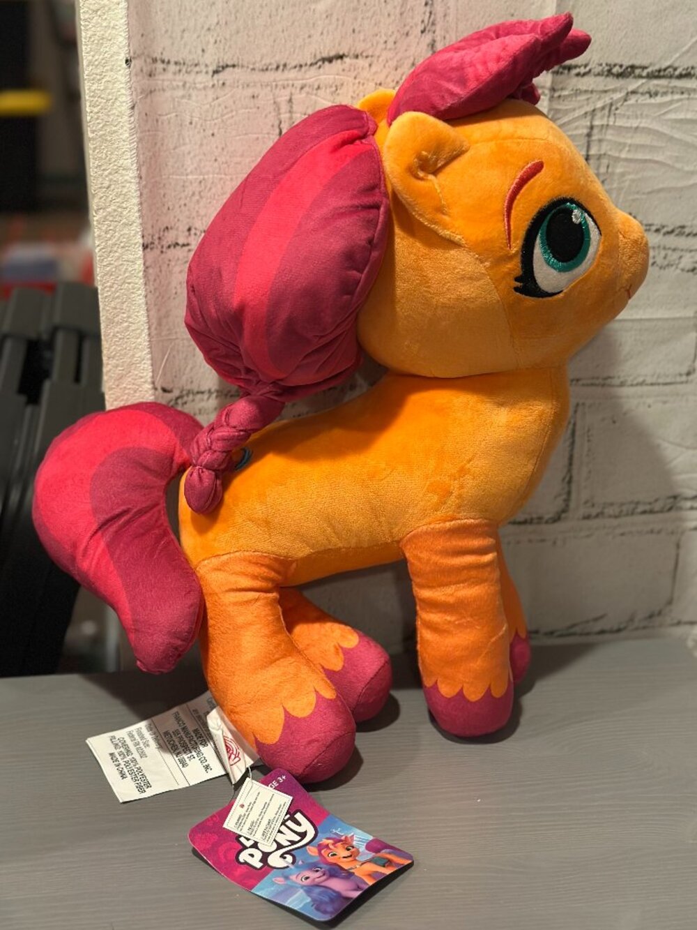 My Little Pony Sunny Starscout 16” Plush – Large Movie-Inspired Cuddle Pillow To